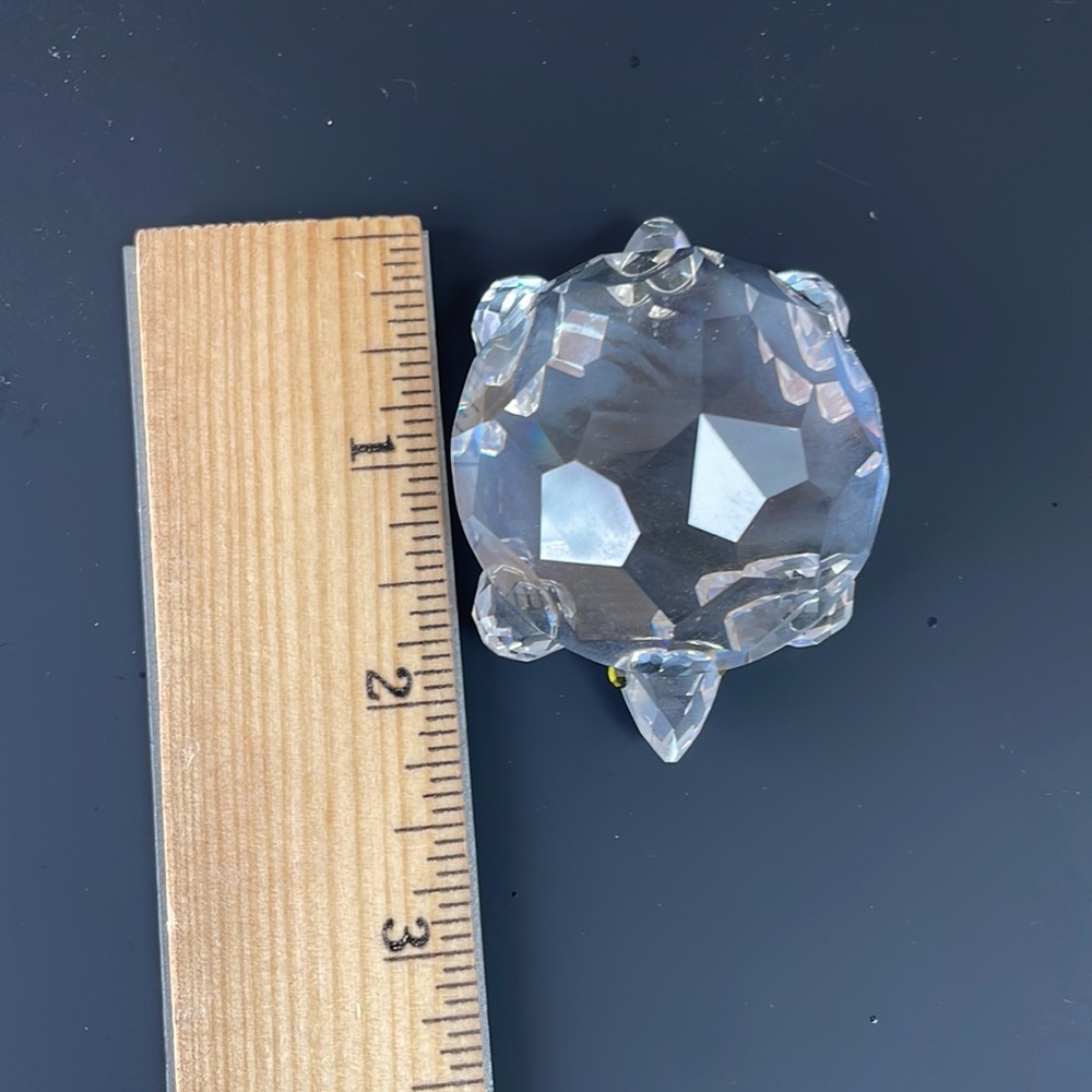 Vintage Swarovski Crystal Turtle Tortoise 7632